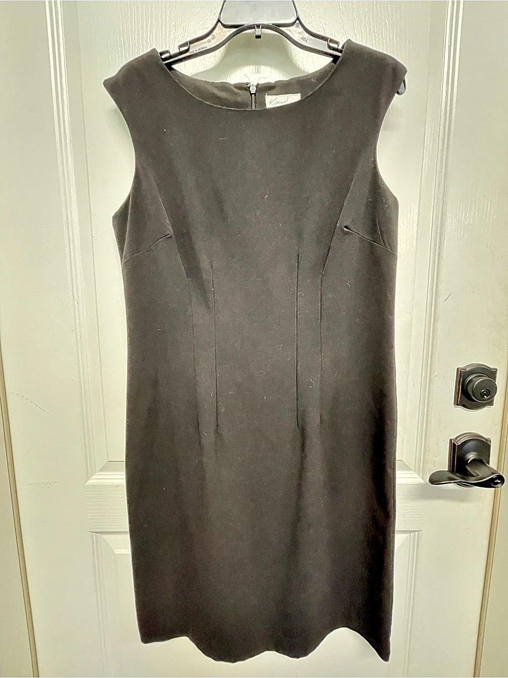 Kim Rogers Black Sleeveless Mini Dress Size 12